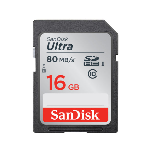 SANDISK ULTRA 16GB 80MB/S SDHC USH-1 CARD(SDSDUNS-016G-GN3IN)