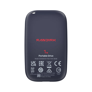 SanDisk 1TB Portable SSD – Up to 600MB/s, USB-C, USB 3.2 Gen 2-SDSSDE10-1T00-G25