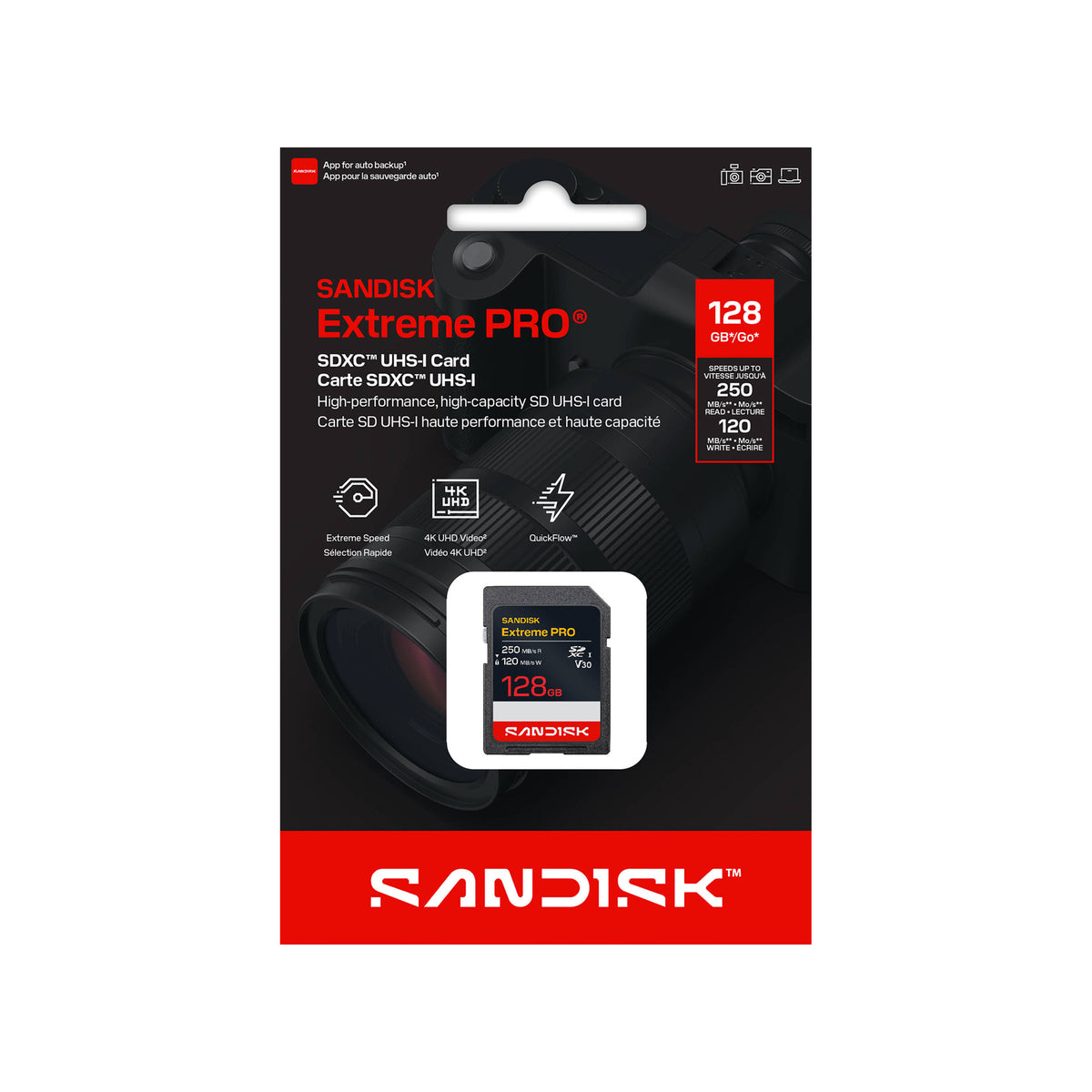 SanDisk 128GB Extreme PRO UHS-I SDXC Memory Card – 250MB/s-SDSDXXJ-128G-GSCIN