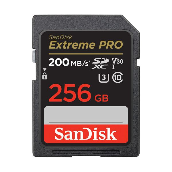 SanDisk Extreme PRO 256GB 200MB/s Memory Card SDXC UHS-1 CARD( SDSDXXD-256G)