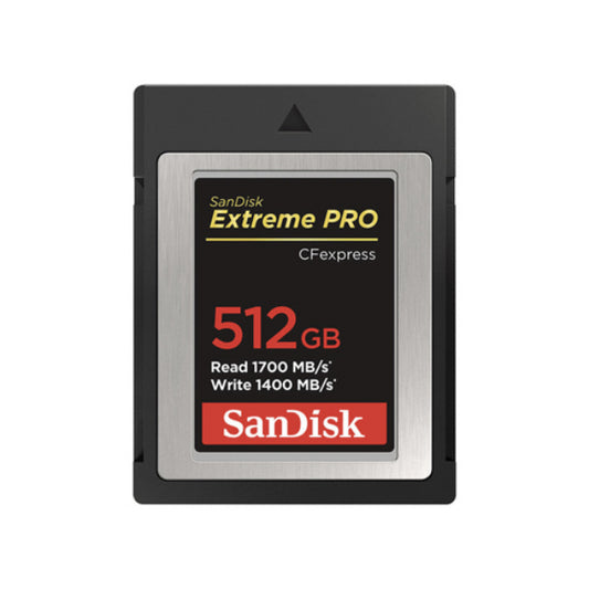 SanDisk Extreme PRO 512GB CFexpress Type-B Memory Card, 1700MB/s Read, 1400MB/s Write(2 SDCFE-512G )