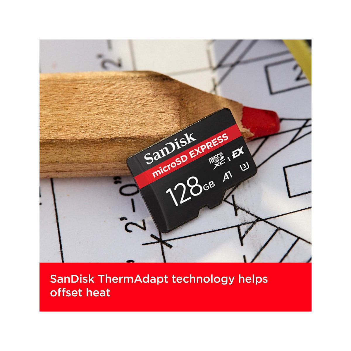 SanDisk 128GB microSDXC Express 880MB/s-SDSQXFN-128G-GN4NN