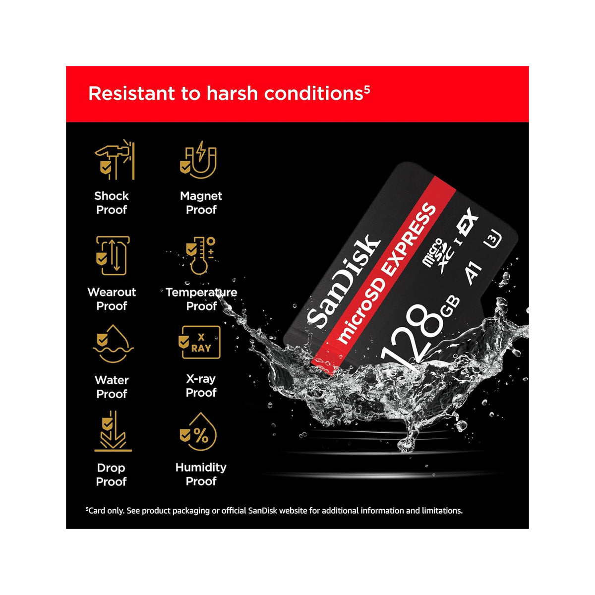SanDisk 128GB microSDXC Express 880MB/s-SDSQXFN-128G-GN4NN