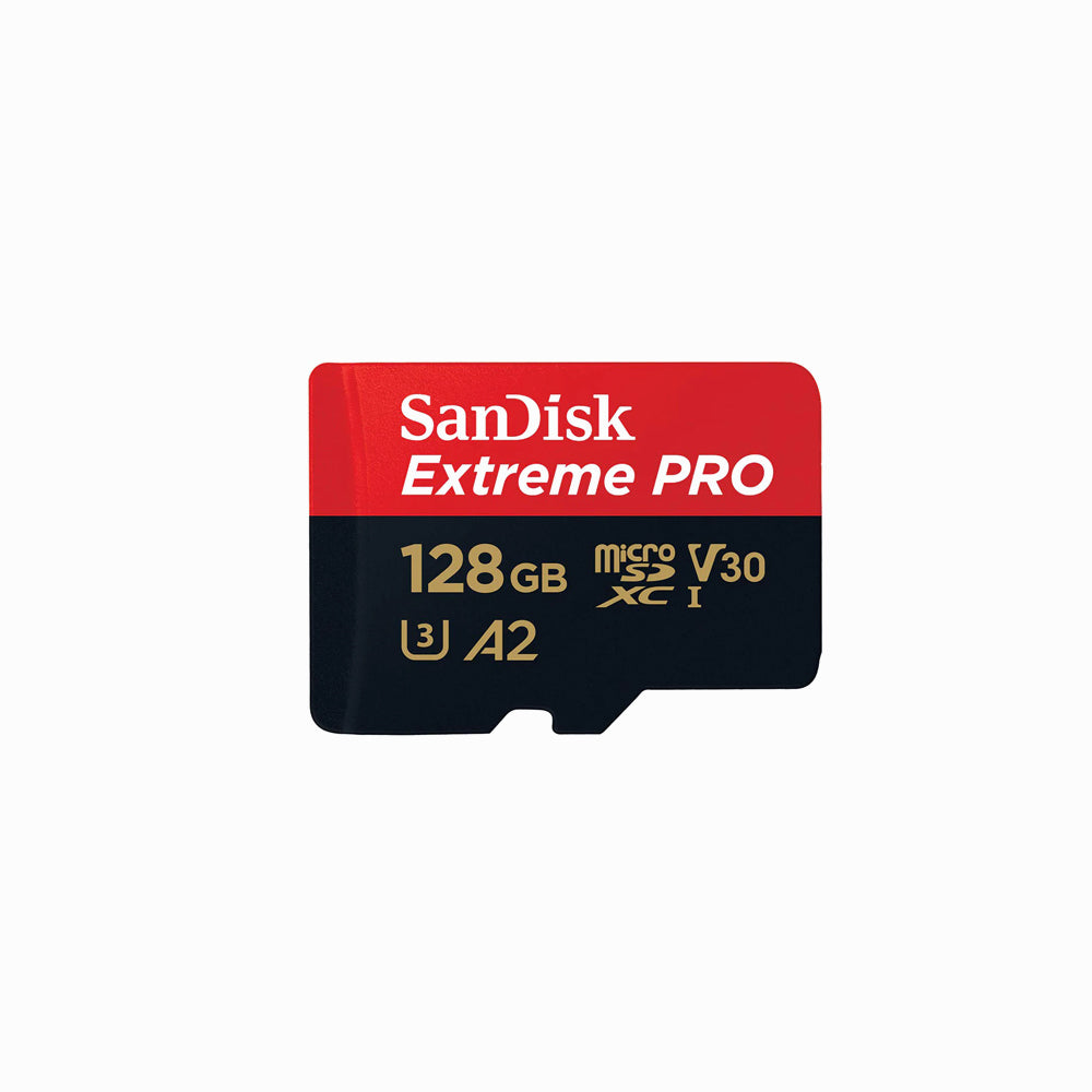 SanDisk Extreme PRO 128GB microSDXC UHS-I Memory Card | 200MB/s Read | V30 U3 A2 | SDSQXCD