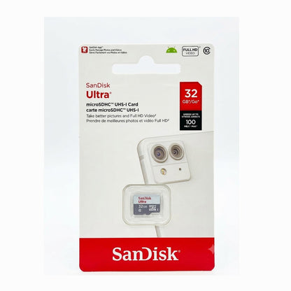 SanDisk Ultra microSDHC 32GB 100MB/s Class 10 UHS-I Memory Card