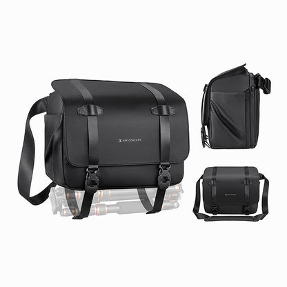 K&F Concept Camera Sling Bag 10L Camera Crossbody Shoulder Backpack DSLR/SLR/Mirrorless Camera Compact Case Photography Bags - Sling Bag 10L Urban Wander 10 (Black)KF13.163