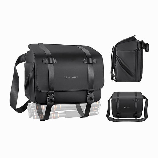 K&F Concept Camera Sling Bag 10L Camera Crossbody Shoulder Backpack DSLR/SLR/Mirrorless Camera Compact Case Photography Bags - Sling Bag 10L Urban Wander 10 (Black)KF13.163