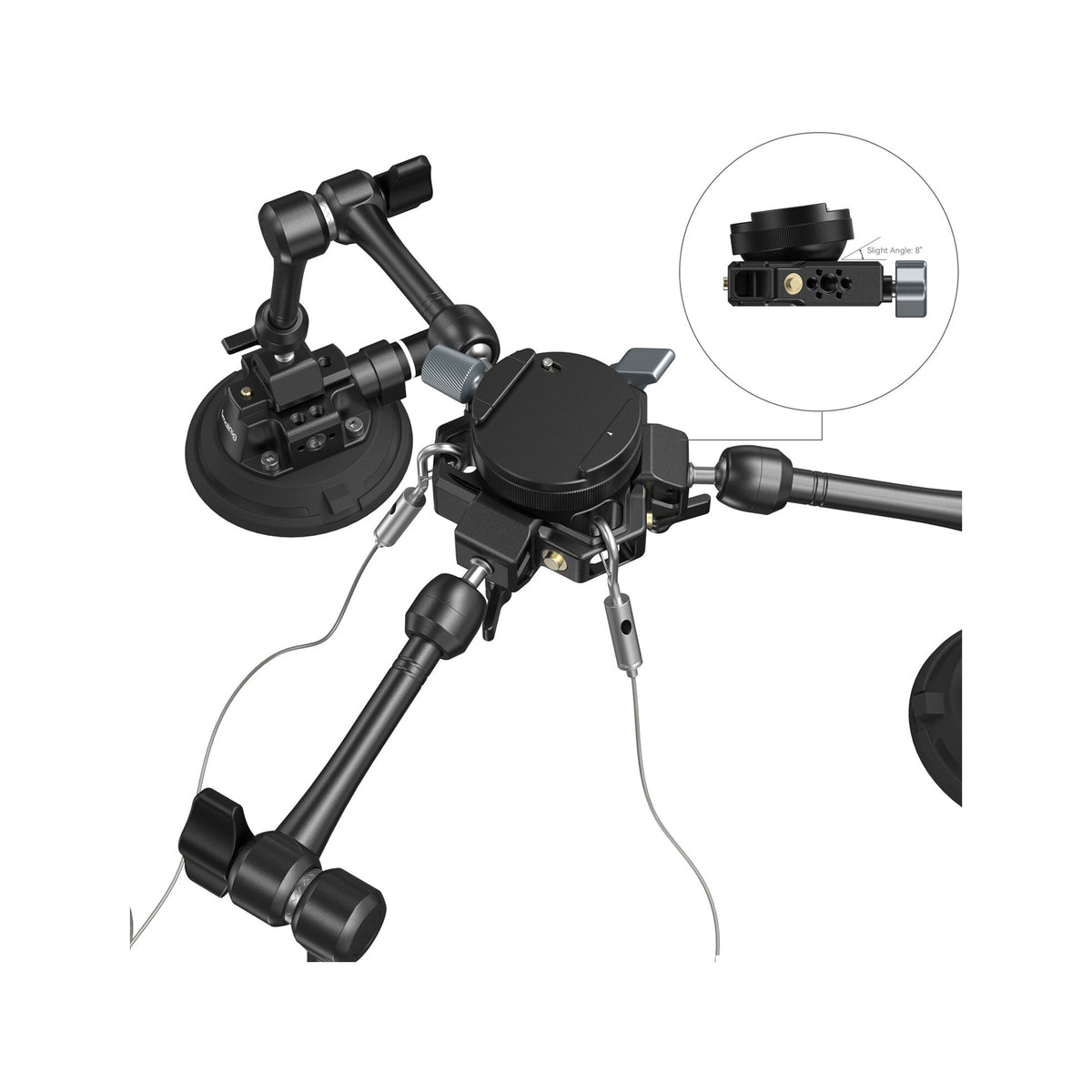 SmallRig 3565B SC-15K 4-Arm Suction Cup Camera Mount Kit