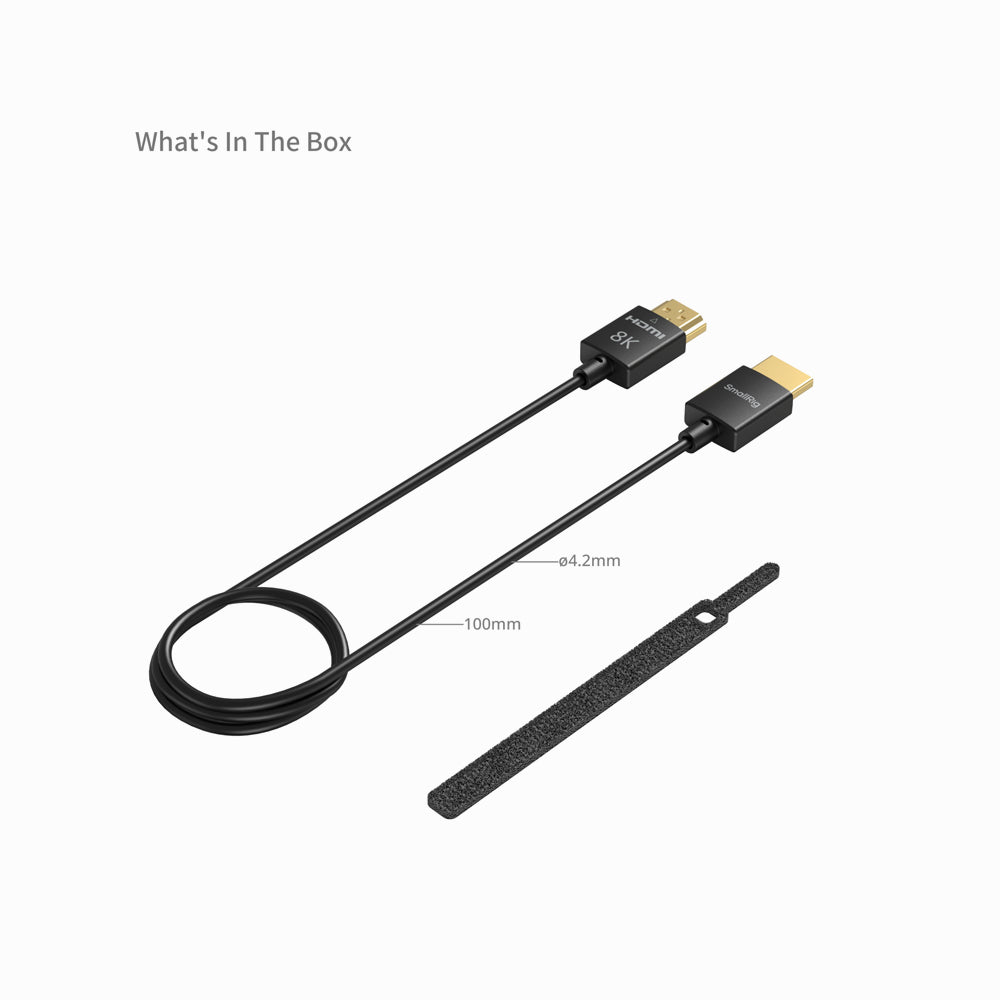 SmallRig  5086 8K HDMI Data Cable (A to A) 100cm
