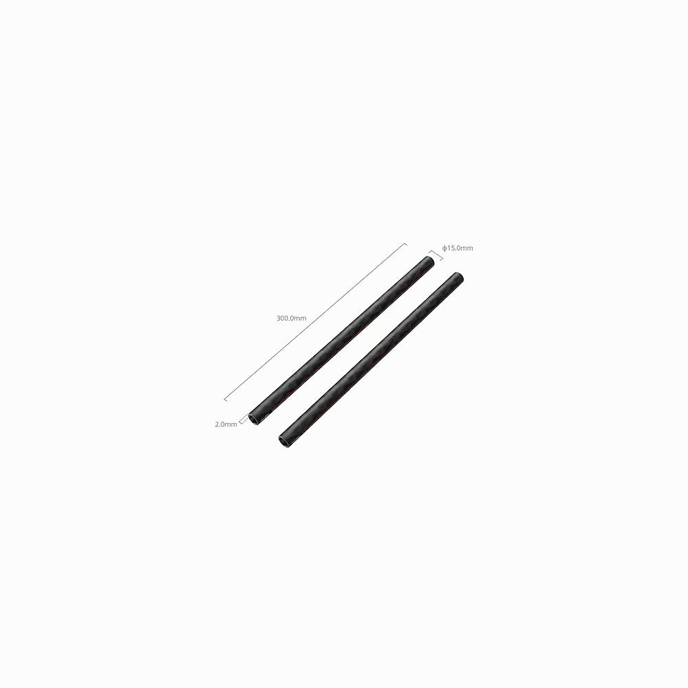 SmallRig 5212 1.5cm Carbon Fiber Rods - Pair