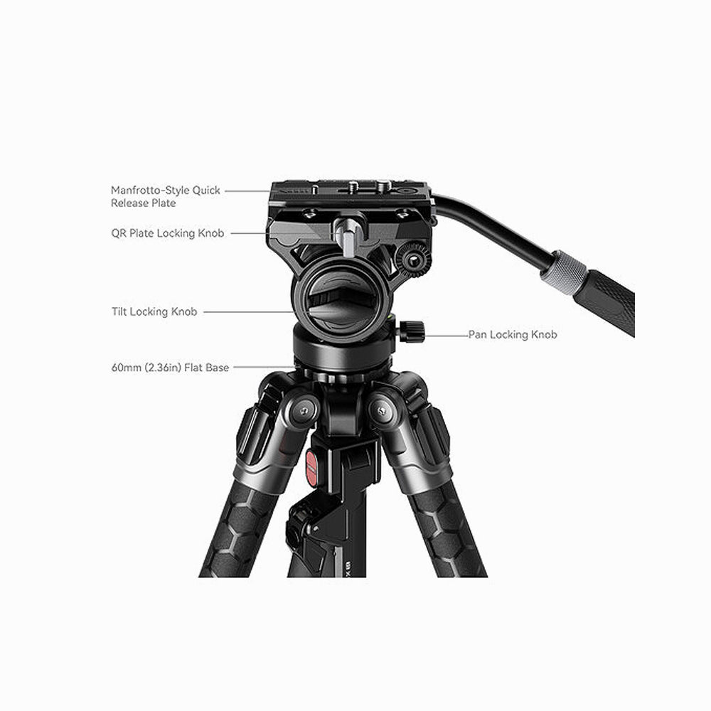 SmallRig 5305 x Potato Jet TRIBEX SE Hydraulic Tripod