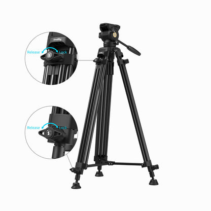 SmallRig 5440 AD14 Heavy-Duty Aluminum Alloy Tripod