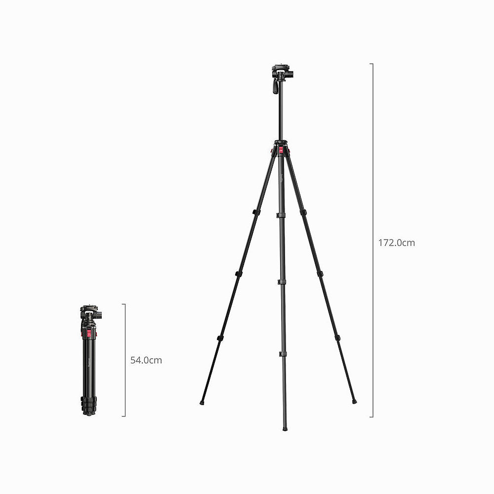 SmallRig 5474 Lightweight Aluminum Video Tripod