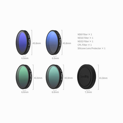 SmallRig  5895 ND Filter Kit for DJI Osmo Action 6(Set of 4)