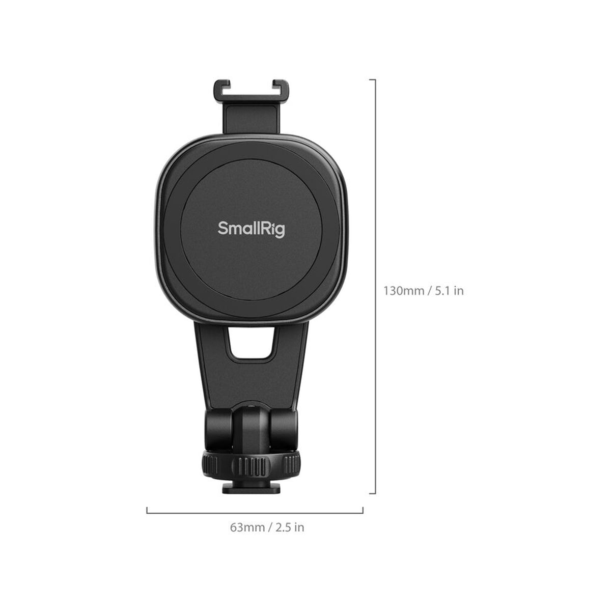 SmallRig AC-10 Attachable Phone Clamp with Cold Shoe Mount-5283