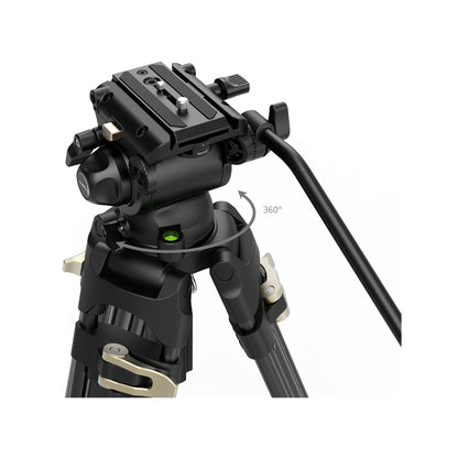 SmallRig AD-01S Heavy-Duty Tripod and Fluid Head Kit-4686