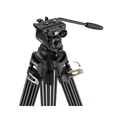 SmallRig AD-01S Heavy-Duty Tripod and Fluid Head Kit-4686