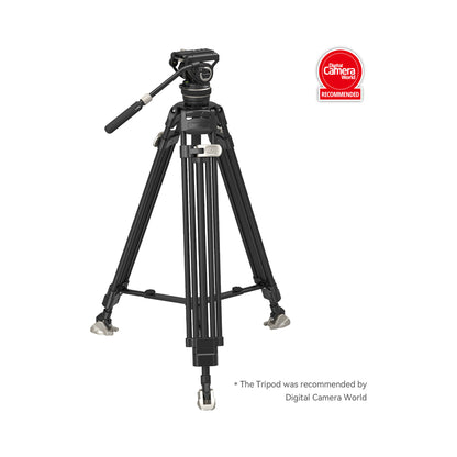 SmallRig AD-100 FreeBlazer Heavy-Duty Carbon Fiber Tripod System-3989