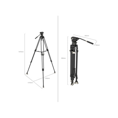 SmallRig AD-100 FreeBlazer Heavy-Duty Carbon Fiber Tripod System-3989