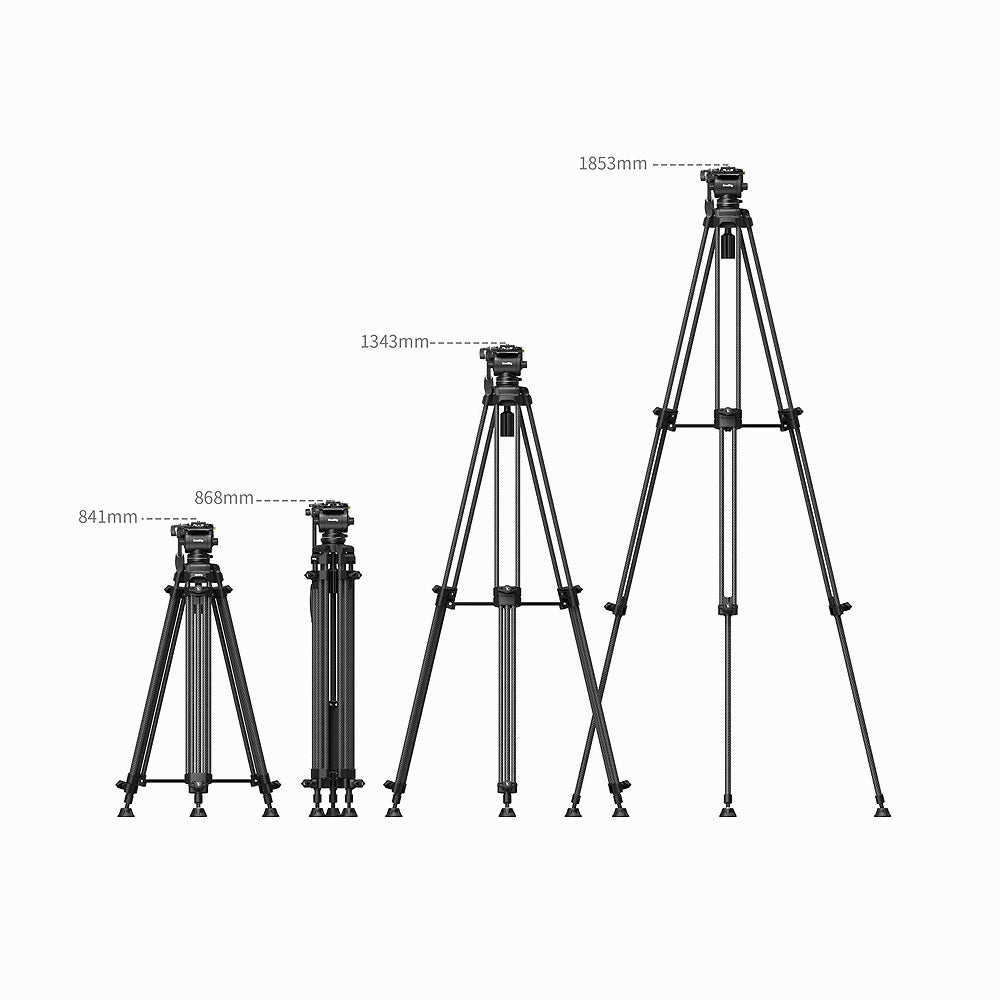 SmallRig AD14 Heavy-Duty Carbon Fiber Tripod(5441)