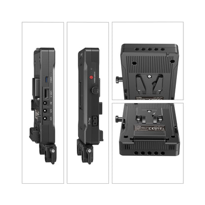 SmallRig Advanced V-Mount Battery Mount Plate with Dual 15mm Rod Clamp 3203B