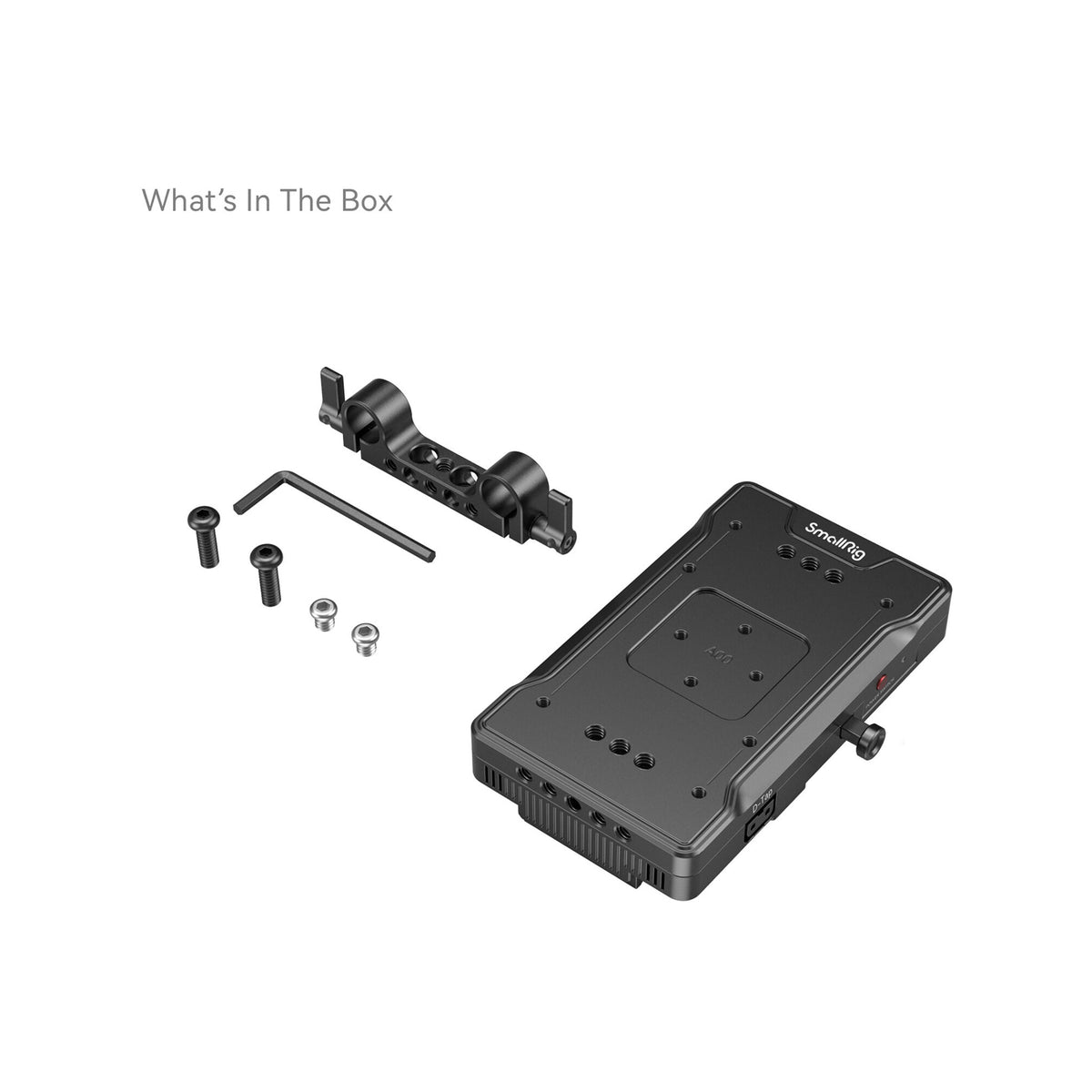 SmallRig Advanced V-Mount Battery Mount Plate with Dual 15mm Rod Clamp 3203B