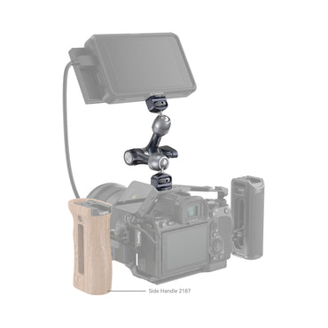 SmallRig Articulating Arm with 1/4"-20 and 3/8"-16 ARRI Locating Screws (7") – 4899