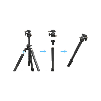 SmallRig CT200 Lateral Center Column Aluminum Tripod with Ball Head-4288