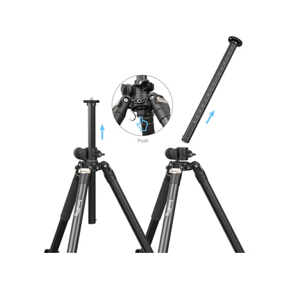 SmallRig CT200 Lateral Center Column Aluminum Tripod with Ball Head-4288