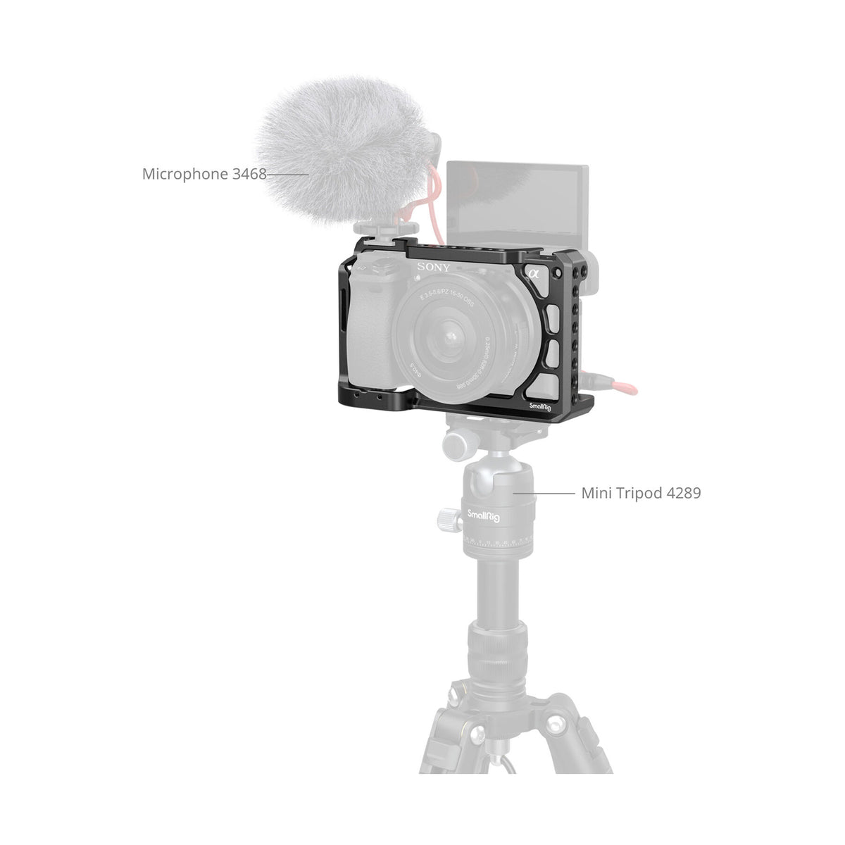 SmallRig Cage for Sony a6500/a6400/a6300/a6100-CCS2310C