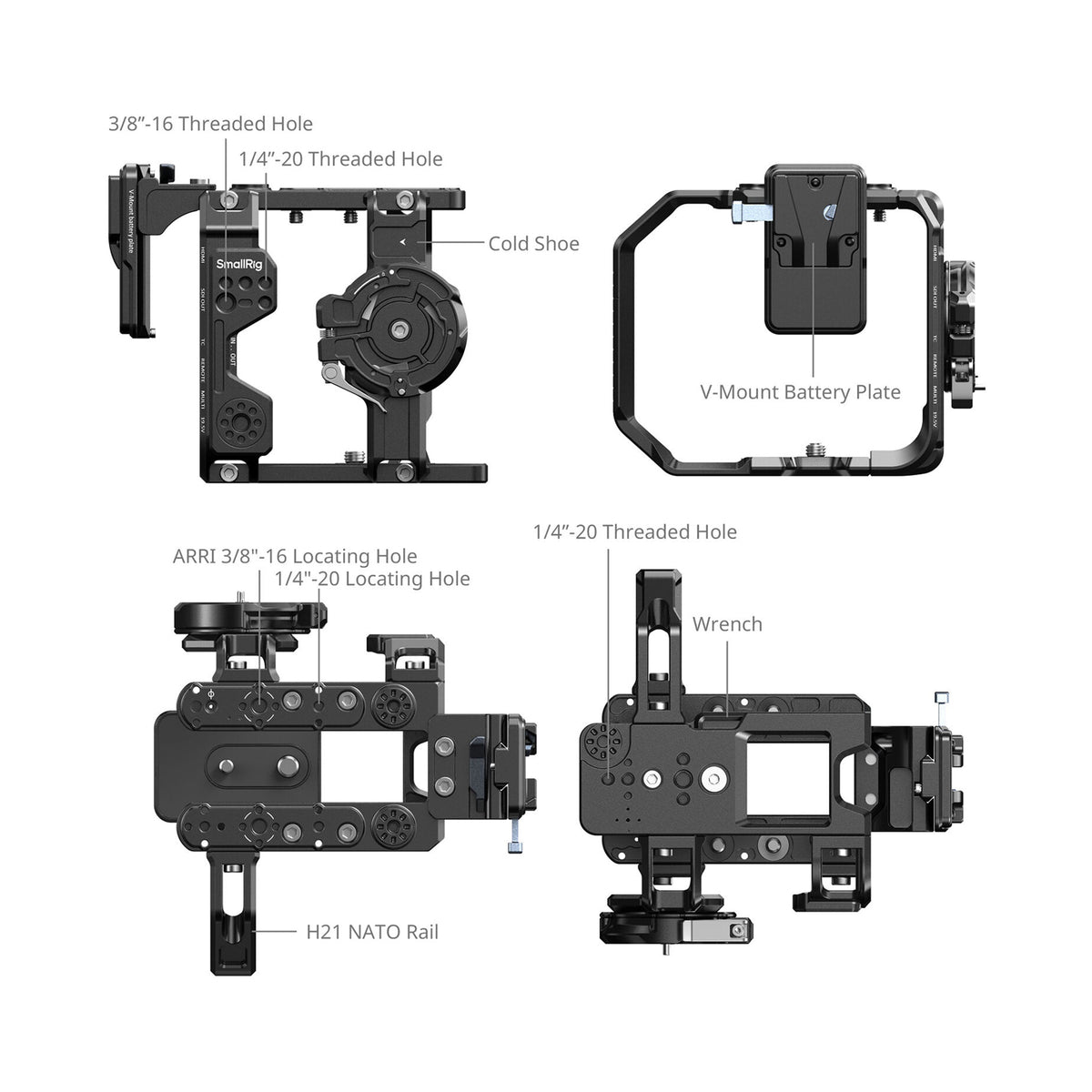 SmallRig Camera Cage Kit for Sony FX6-5801