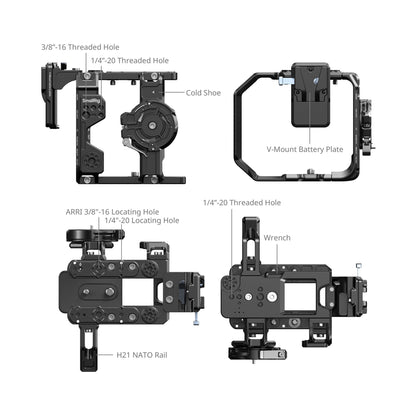 SmallRig Camera Cage Kit for Sony FX6-5801