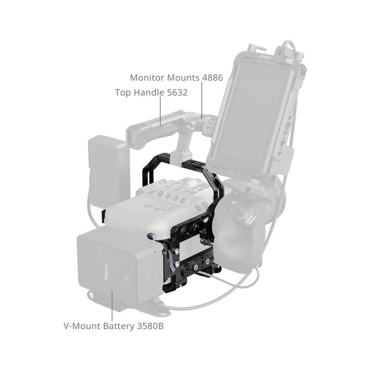 SmallRig Camera Cage Kit for Sony FX6-5801