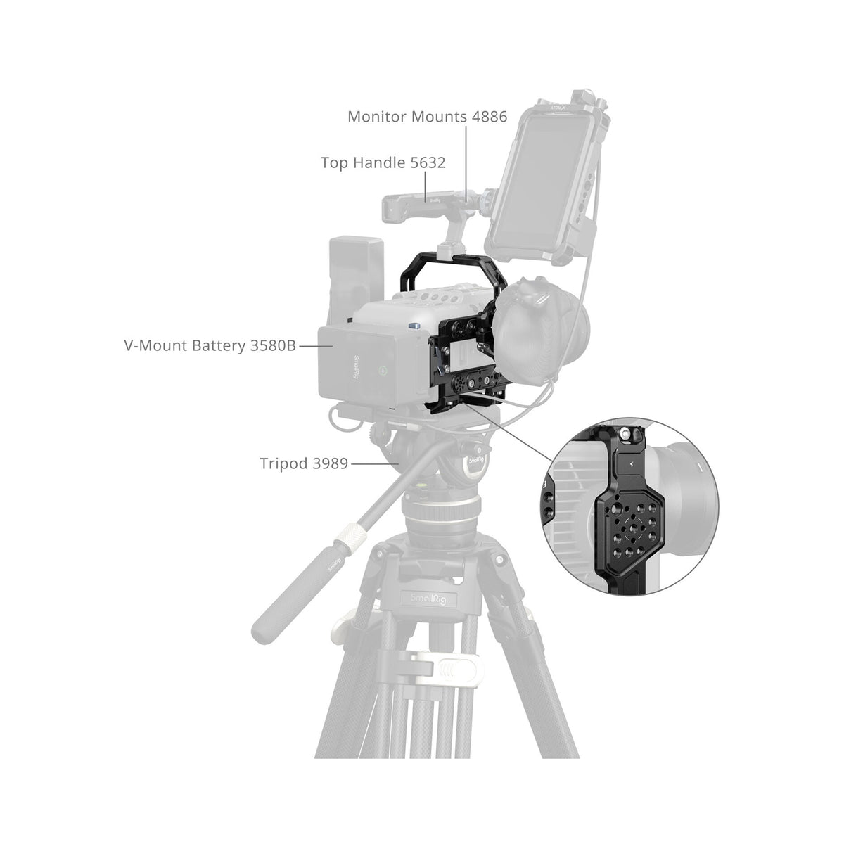 SmallRig Camera Cage Kit for Sony FX6-5801