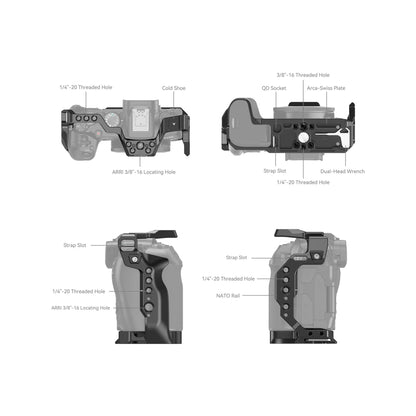 SmallRig Camera Cage for Canon EOS R8-4212