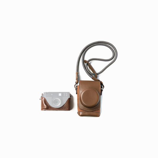 SmallRig Camera Leather Case Kit for FUJIFILM X half (Brown) 5218