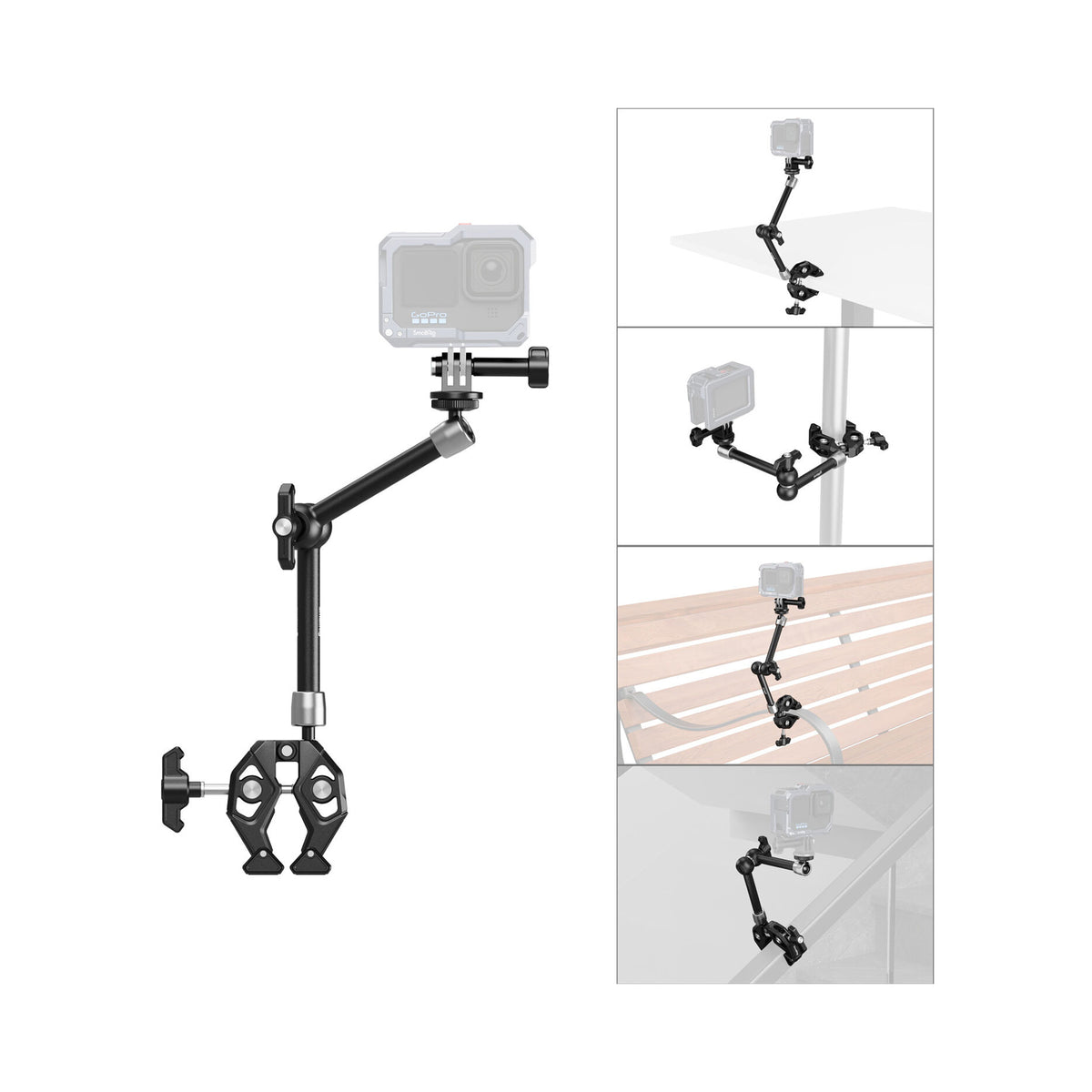 SmallRig Crab-Shaped Clamp & Magic Arm Kit – 4454