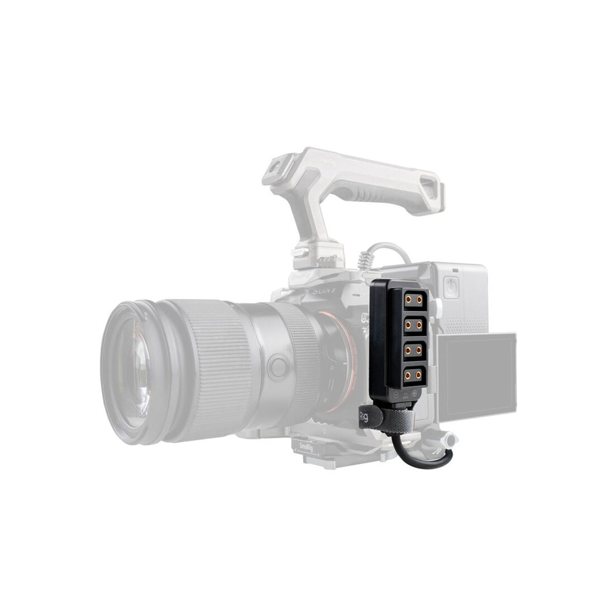 SmallRig Male D-Tap to 4-Port Female D-Tap Splitter Hub (25")-4831