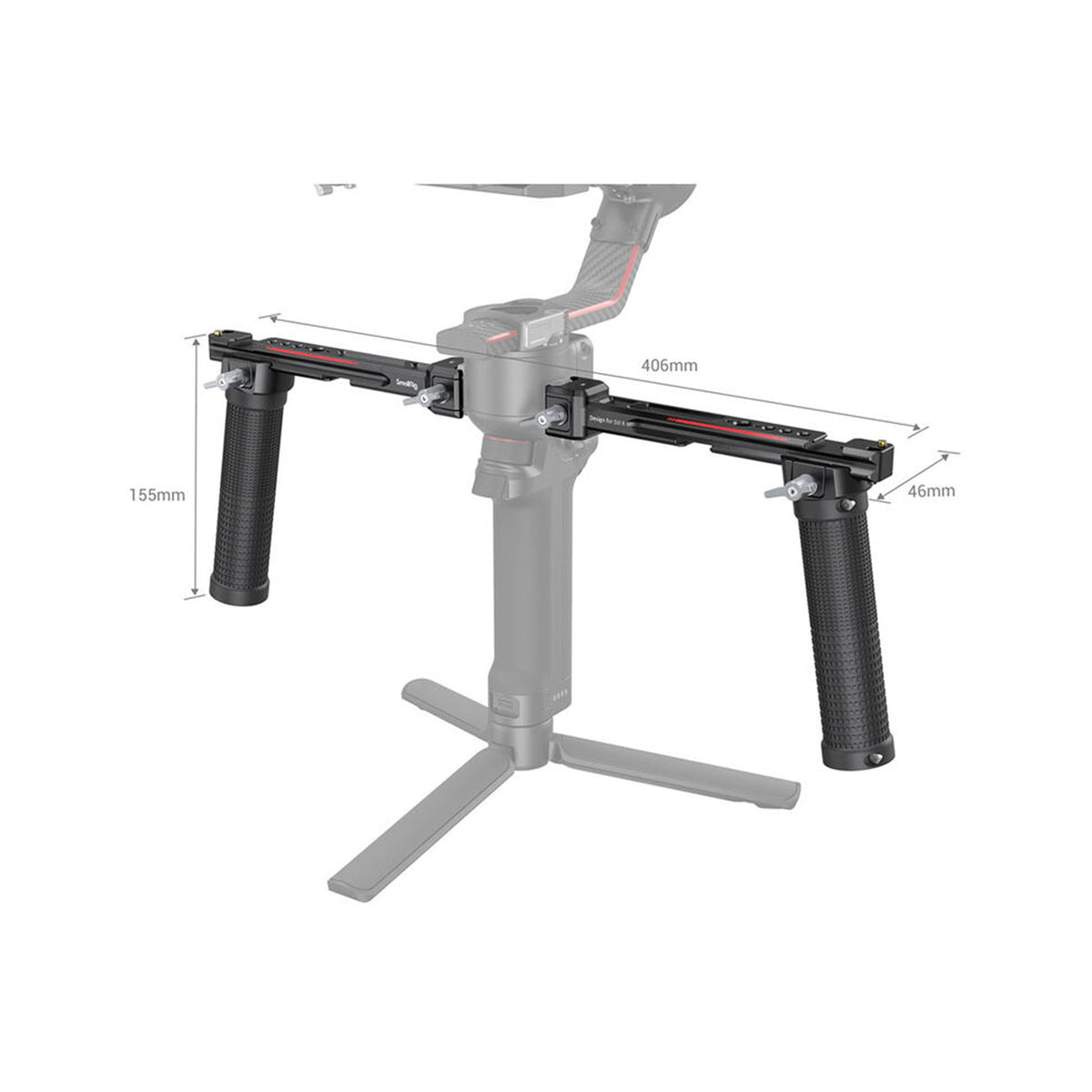 SmallRig Dual Handgrip for DJI RS 2/RSC 2/RS 3/RS 3 Pro/RS 4/RS 4 Pro Gimbal-3027