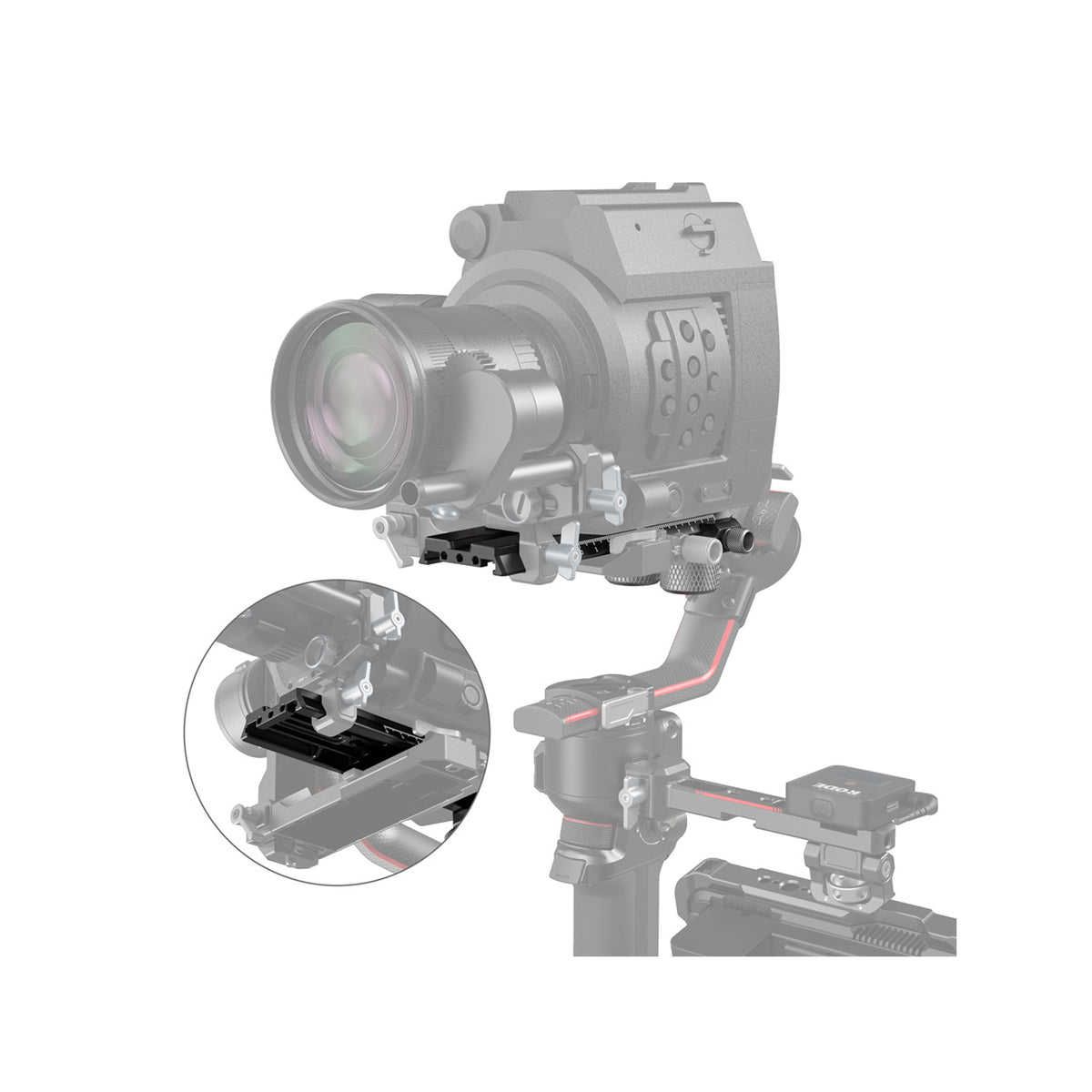 SmallRig Extended Quick Release Plate for DJI Gimbals -3031B