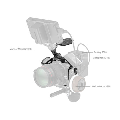 SmallRig Extension Cage Kit for Canon EOS R6 Mark III/R6 II (Black Mamba)-5960