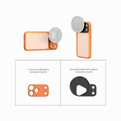 SmallRig FilMov Lightweight Photography Bumper Case for iPhone 17 Pro Max (Orange) 5795
