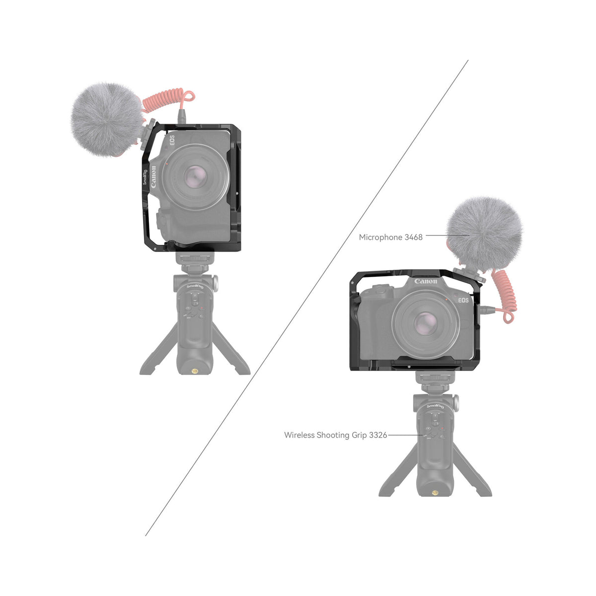 SmallRig Full Camera Cage for Canon EOS R50-4214