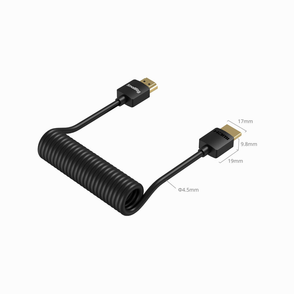 SmallRig Coiled HDMI Data Cable (A to A) 4963