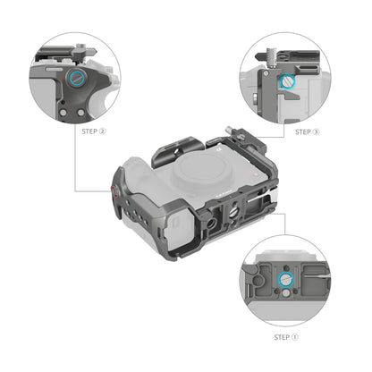 SmallRig HawkLock Quick Release Cage Kit for Sony FX3 and FX30-4770