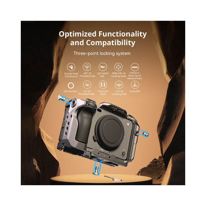SmallRig HawkLock Quick Release Cage Kit for Sony FX3 and FX30-4770
