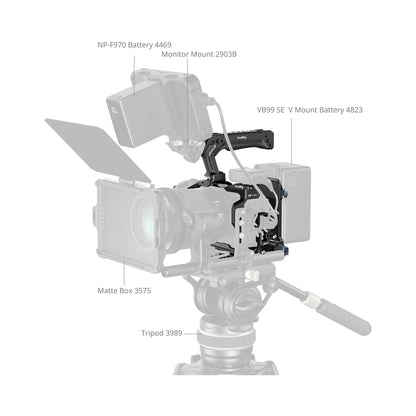 SmallRig HawkLock Quick Release Camera Cage Battery Plate Kit for Canon EOS R6 V-6381