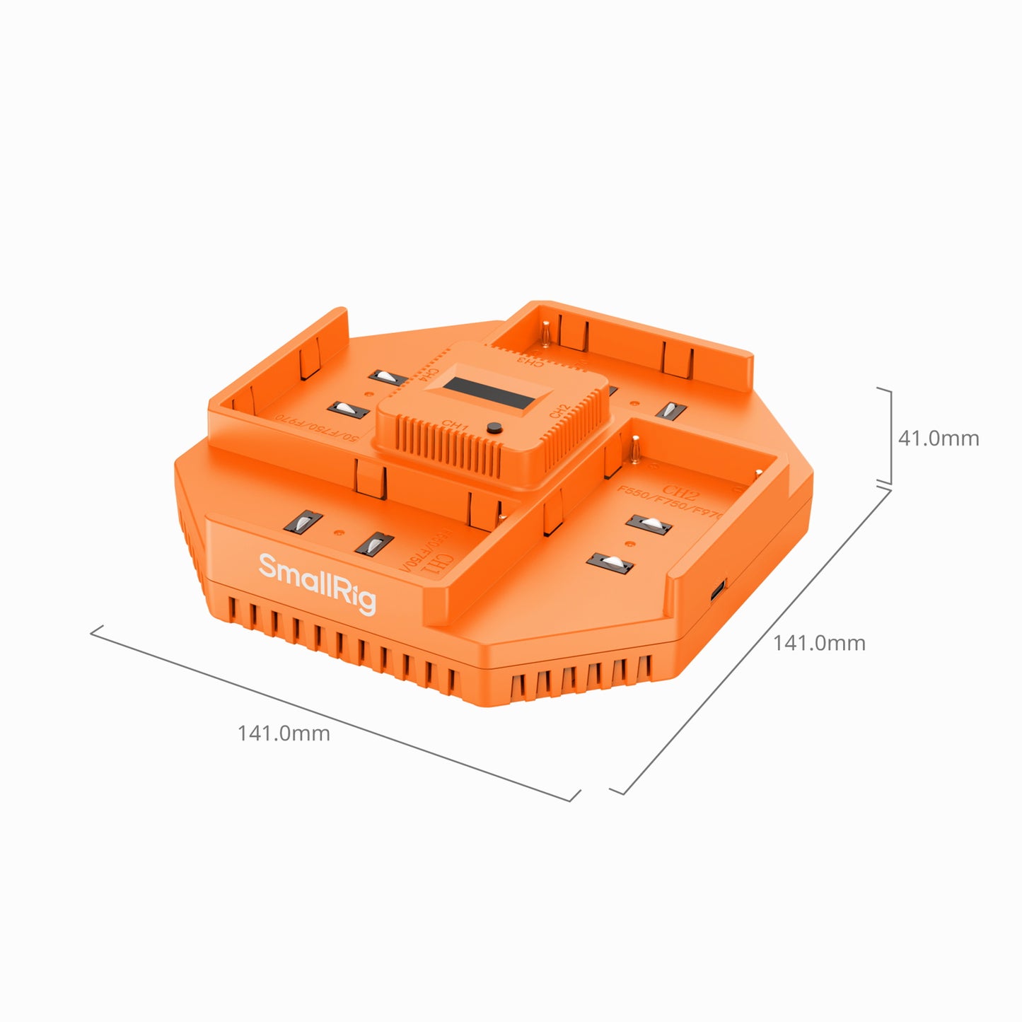 SmallRig L-Series/NP-F 4-Channel Camera Battery Charger-4837