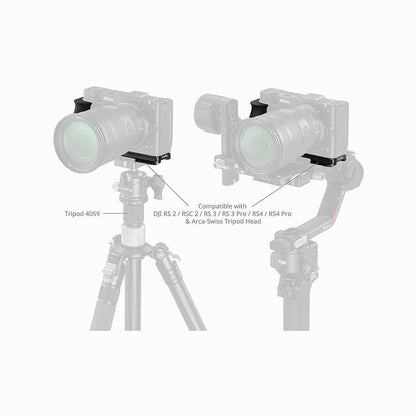 SmallRig L-Shaped Mount Plate with Silicone Handle for Nikon ZR 5466