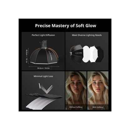 SmallRig LA-O90 Octagonal Softbox (35")-4633